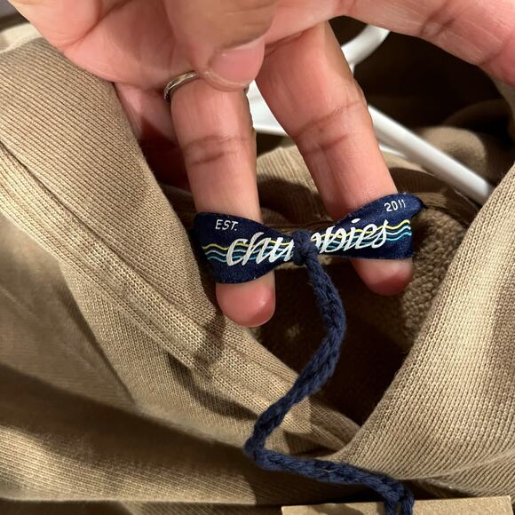 Chubbies The Froshman Comfort Hoodies Washed Tan Size‎ Small New - Picture 7 of 7